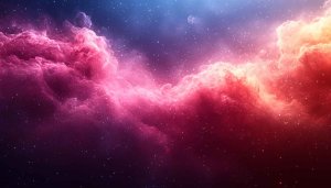 Pink Nebula Galaxy Space Stars 4K Desktop Background Wallpaper