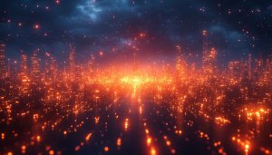 Neon City Lights Digital Art 4K Desktop Mobile Wallpaper