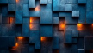 Abstract 3D Blocks 4K Desktop Background Phone Wallpaper Free
