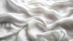 White Silk Fabric Texture, Abstract Crepe 4K Desktop Wallpaper