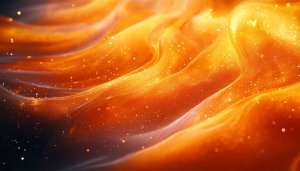 Golden Glitter Waves Abstract 4K Desktop Wallpaper Background Free