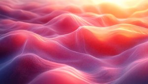Pink Orange Abstract Waves 4K Desktop Wallpaper Free Art