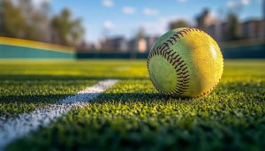 Softball Field Grass Mobile Wallpaper, Sport Background, Free High-Resolution Image