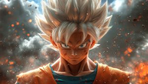 Goku Super Saiyan 4K Wallpaper - Dragon Ball Mobile Background