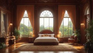 Luxury Bedroom Interior Design Mobile Wallpaper 4K Desktop Background