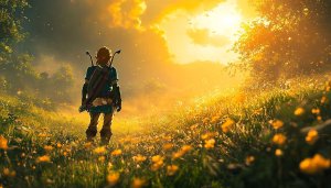 Zelda Breath of the Wild Meadow Mobile Wallpaper 4K Background