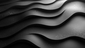 Abstract Black Wavy Lines with Glitter Desktop Background Wallpaper 4K