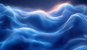 Abstract Blue Wave 4K Wallpaper for Desktop and Mobile Background