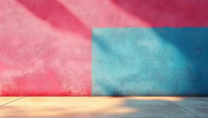 Pink and Blue Textured Wall 4K Mobile Wallpaper Aesthetic Design