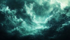Ocean Waves 4K Desktop Background, Free Sea Storm Wallpaper
