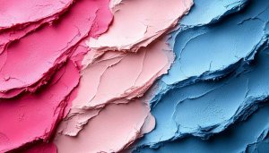 Textured Pink Blue Abstract Art 4K Desktop Mobile Wallpaper