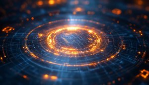 Abstract Circuit Board Wallpaper 4K - Tech Futuristic Desktop Background