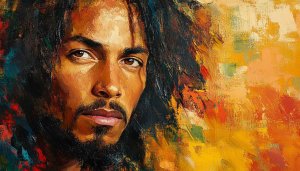 Bob Marley Portrait Art Wallpaper 4k Desktop Background Free Image