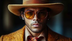 Stylish Man Portrait 4K Desktop Background, Free Mobile Wallpaper
