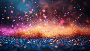 Sparkling Glitter Explosion 4K Desktop Background, Celebration Mobile Wallpaper