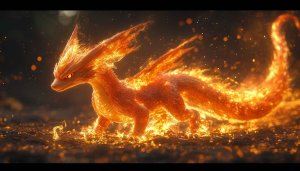 Fiery Dragon 4K Wallpaper for Desktop and Mobile Backgrounds