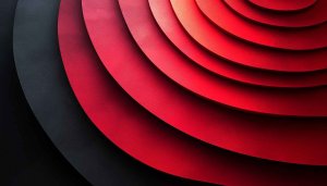 Abstract Red Black Waves 4K Wallpaper for Desktop Background