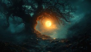 Enchanted Forest Moonlight Wallpaper - Free Desktop and Mobile Background