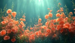 Orange Flower Wallpaper for Desktop Background, Mobile Background Free