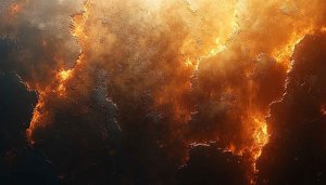 Fiery Texture Abstract Art 4K Desktop Background Free Wallpaper