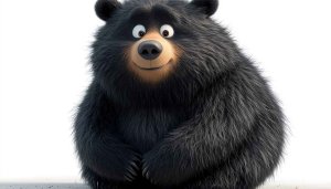Cartoon Black Bear Wallpaper Free Download Desktop and Mobile Background