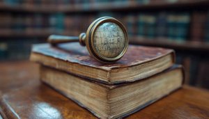 Vintage Books with Globe Mobile Background - Library Aesthetic Wallpaper