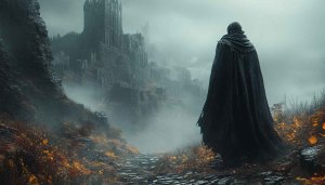 Grim Reaper Castle Landscape Mobile Wallpaper Free Dark Fantasy Art
