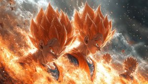 Dragon Ball Z Super Saiyan 4K Desktop Gaming Wallpaper