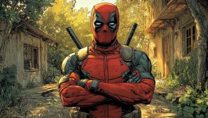 Cool Deadpool Comic Art Wallpaper 4K Mobile & Desktop Background