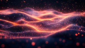 Abstract Glowing Waves 4K Desktop Backgrounds, Particle Stream Mobile Wallpaper