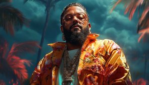 DJ Khaled Portrait Tropical Backgrounds Wallpaper For Desktop Mobile