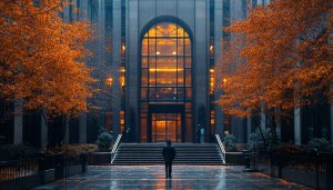 Autumn Urban Architecture Desktop Wallpaper, Fall Season Mobile Background