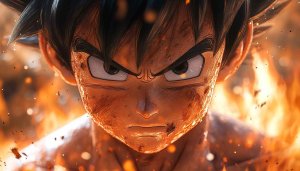 Goku Super Saiyan 4K Wallpaper - Dragon Ball Z Background