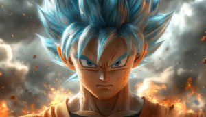Goku Super Saiyan Blue 4K Desktop Background Mobile Wallpaper