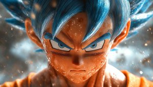 Dragon Ball Super Saiyan Blue Goku 4K Mobile Wallpaper