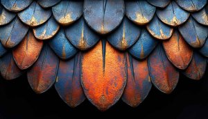 Dragon Scale Texture 4K Wallpaper, Fantasy Mobile Background