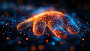 Abstract Glowing Hand 4K Desktop Wallpaper for Mobile Backgrounds