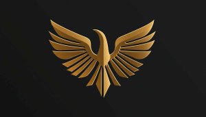 Golden Phoenix Bird Mobile Wallpaper Art Free 4K Desktop Background