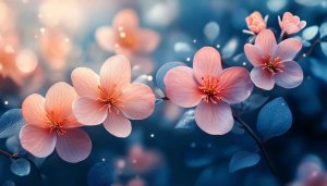 Pink Blossom Flower 4K Desktop Background Spring Mobile Wallpaper
