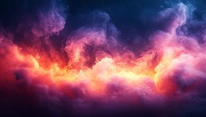 Colorful Nebula Galaxy Space Art 4K Desktop Background Wallpaper