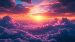 Pink Cloudscape Wallpaper 4K: Dreamy Sunrise Background for Desktop & Mobile