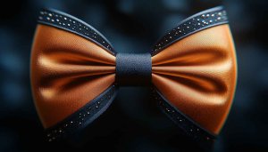 Bow Tie Fashion Desktop Background - Gold Fabric Mobile Wallpaper
