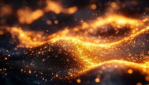 Abstract Golden Sparkle 4K Desktop Background Texture Mobile Wallpaper