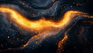 Abstract Golden Sparkle Flow 4K Desktop Background Mobile Wallpaper Free