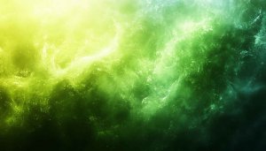 Abstract Nebula Green Yellow 4K Desktop Background Mobile Wallpaper