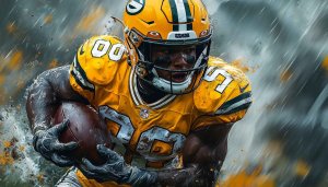 Green Bay Packers Football Player Art 4K Mobile Wallpaper