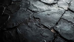 High-Resolution Black Slate Texture 4K Wallpaper for Desktop Background