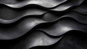 Abstract Dark Gray Waves Mobile Wallpaper Minimalist Desktop Background