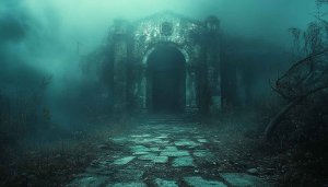 Spooky Haunted House Mobile Wallpaper, Halloween Background 4K Desktop