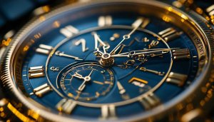 Luxury Gold Watch Close-up 4K Desktop Wallpaper Elegant Timepiece